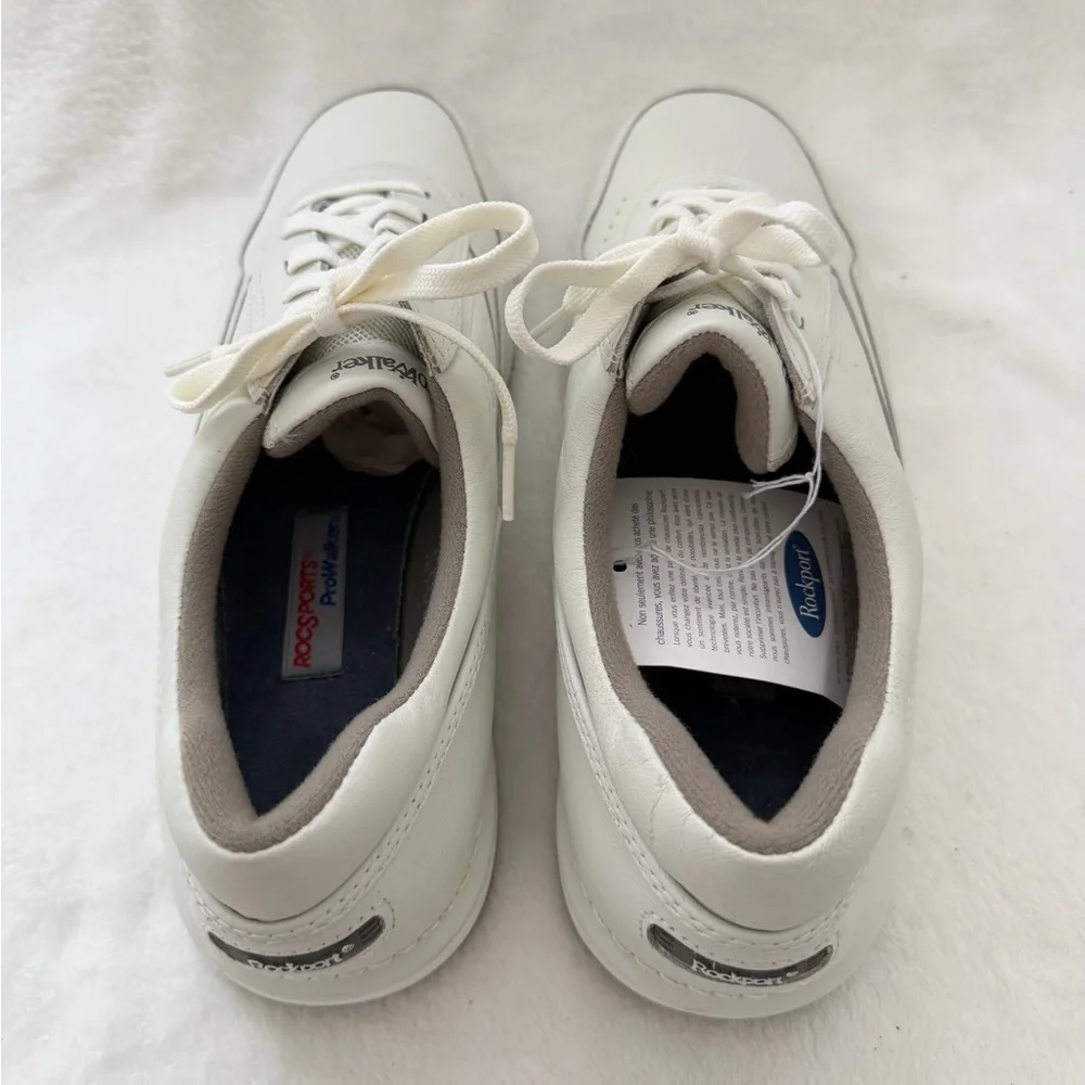 Rockport ProWalker 7104 Size 12 White Sneakers Shoes NWT NEW